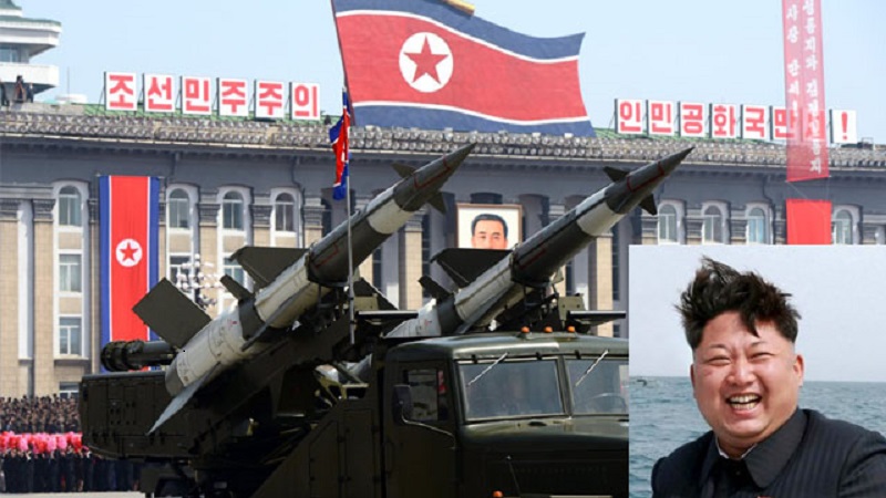 คิม จอง อึน  ชื่นชมทดลองยิงจรวดขีปนาวุธเกาหลีเหนือ