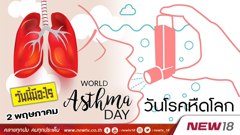 วันนี้มีอะไร: 2 พฤษภาคม  วันโรคหืดโลก (World Asthma Day)