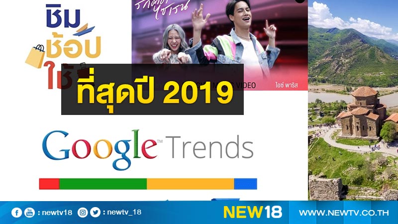 เปิดคำที่ถูกค้นมากที่สุดใน Google Trends ของไทย ปี 2019